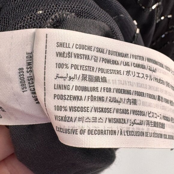 Abercrombie Fitch Babydoll Dress Womens Size‎ L Embellished Layered Beaded Fairy - Picture 6 of 8